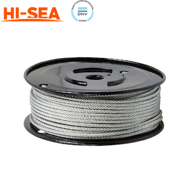 6×25Fi Polished Steel Wire Rope  for Ropeway